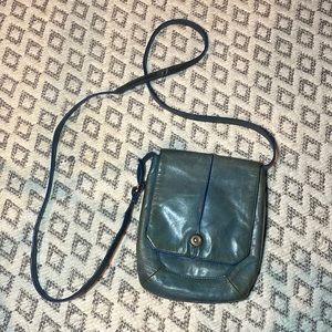 HOBO Blue Patina Leather Bag
